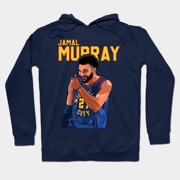 Jamal Murray Hoodie by origin illustrations